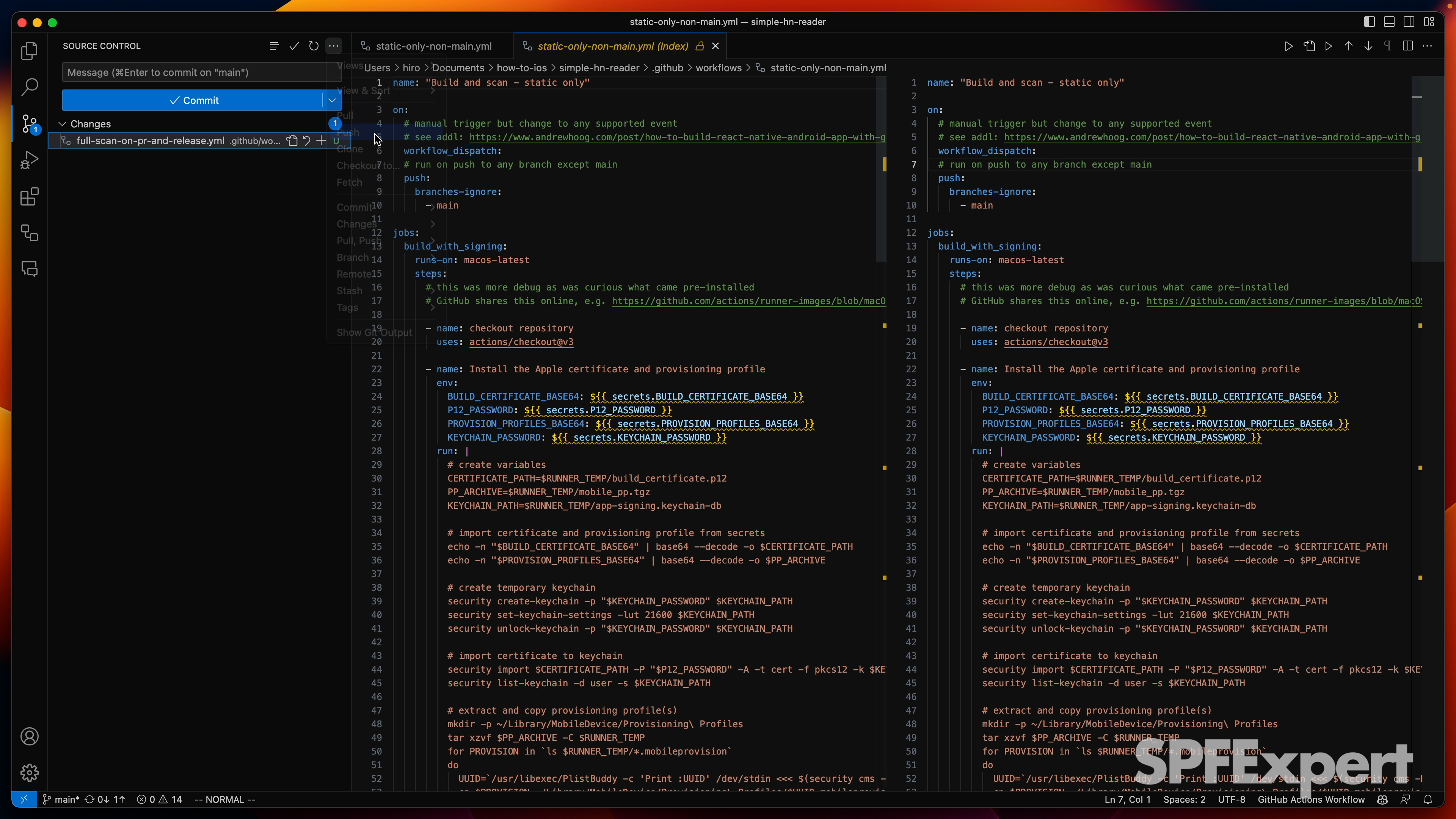 Learning how to make git commits in VSCode instead of command line